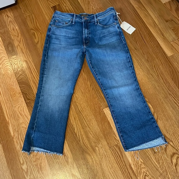 MOTHER The Insider Crop Step Fray Size 30 NWT - Picture 6 of 14